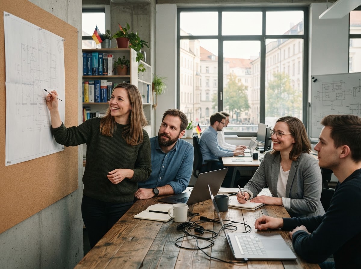 Flyback Solutions — fokussierte Arbeit an Finanzanalysen im hellen Arbeitsumfeld